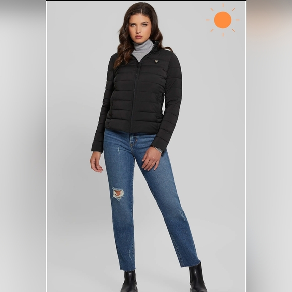 Guess Ladies Diann Light Puffer Jacket - size L - Picture 3 of 8